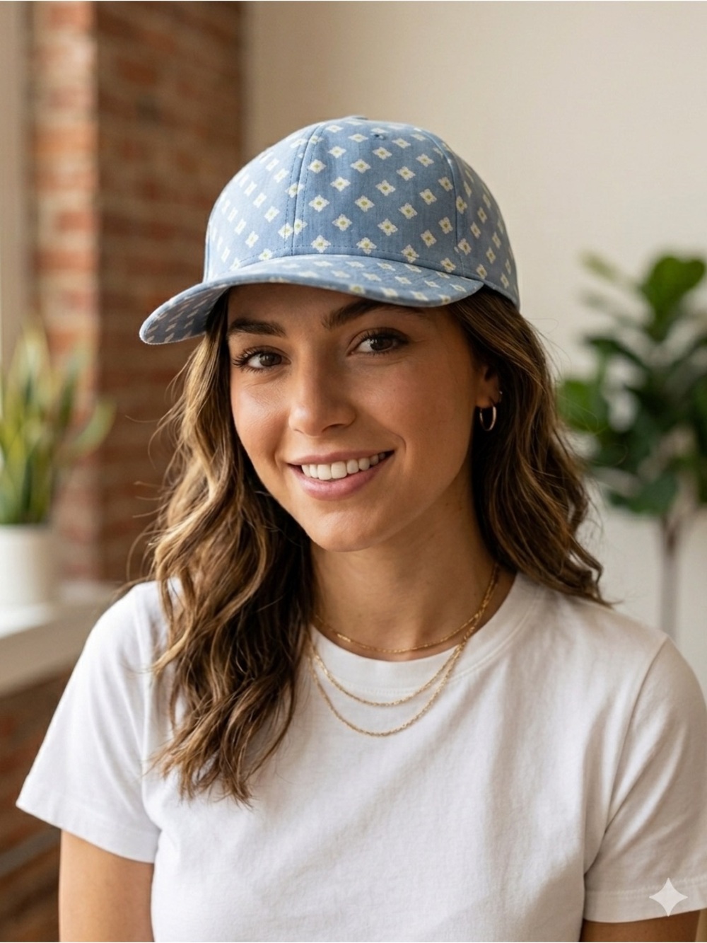 Marc Jacobs Designer Light Blue  Indigo Cap NWT. $98 MSRP